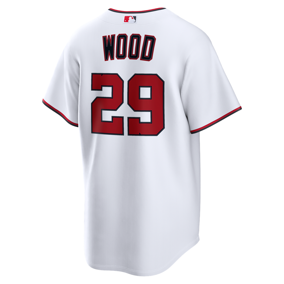 James Wood Washington Nationals Home Replica Jersey - White