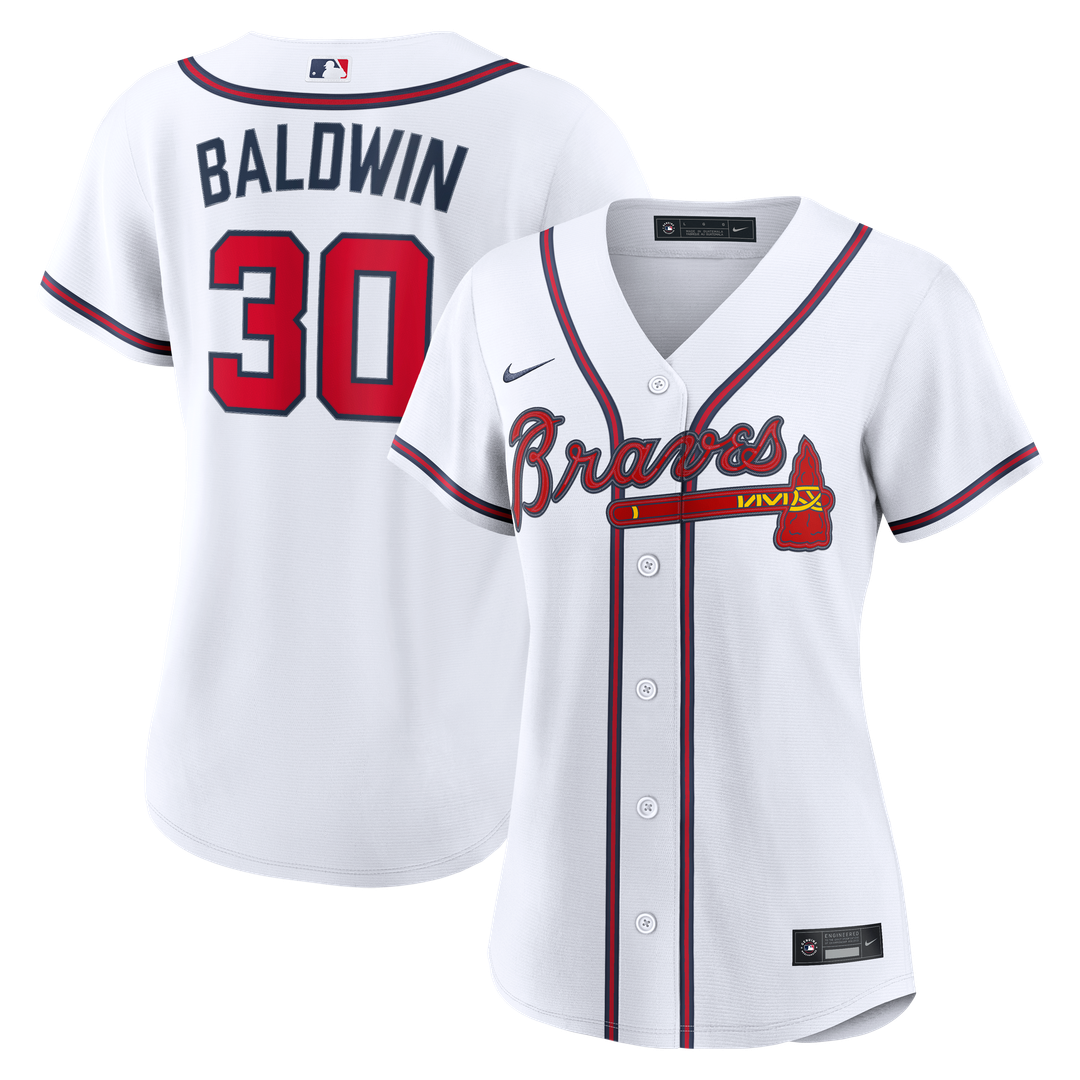 Drake Baldwin Atlanta Braves Women's Home Replica Jersey - White