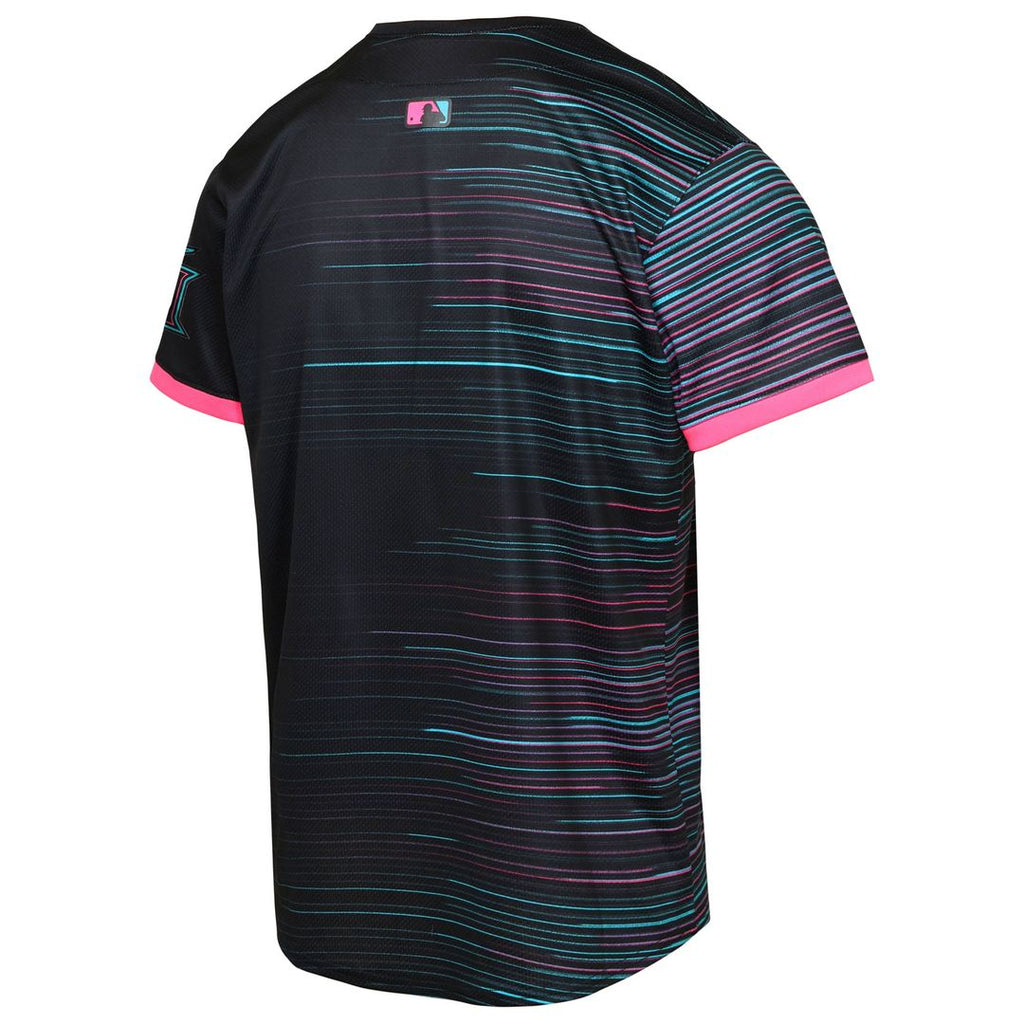 Miami Marlins Youth 2025 City Connect Limited Jersey - Black