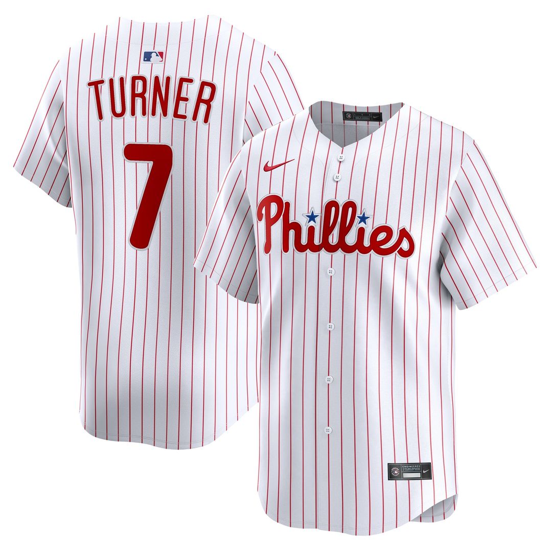 Trea Turner Philadelphia Phillies Home Limited Player Jersey - White