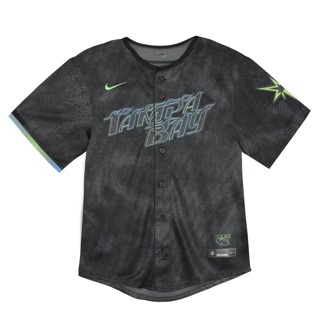 Tampa Bay Rays Toddler City Connect Team Limited Jersey - Black