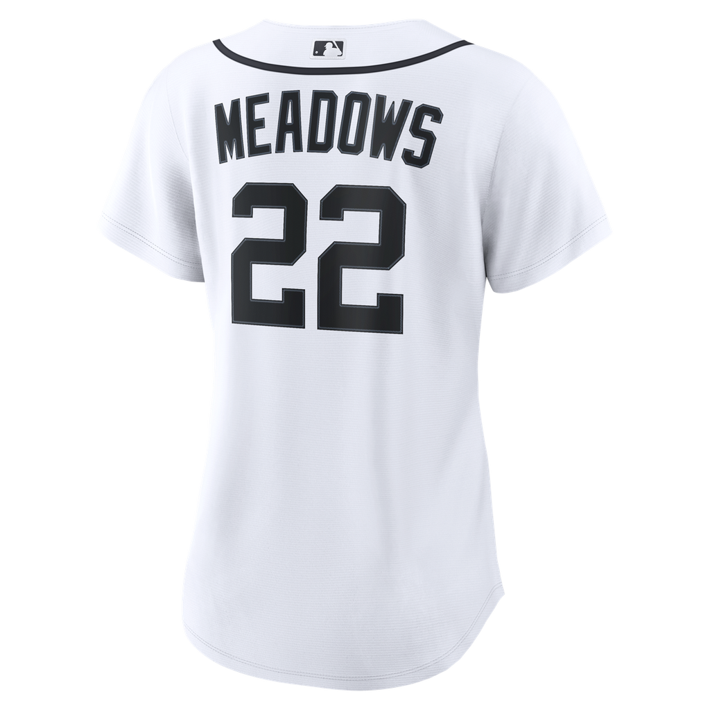 Parker Meadows Detroit Tigers Women's Home Replica Jersey - White