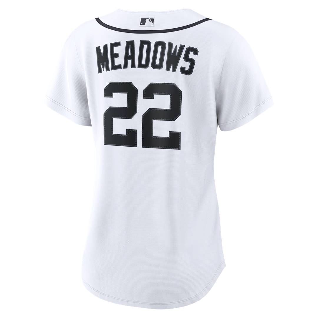 Parker Meadows Detroit Tigers Women's Home Replica Jersey - White