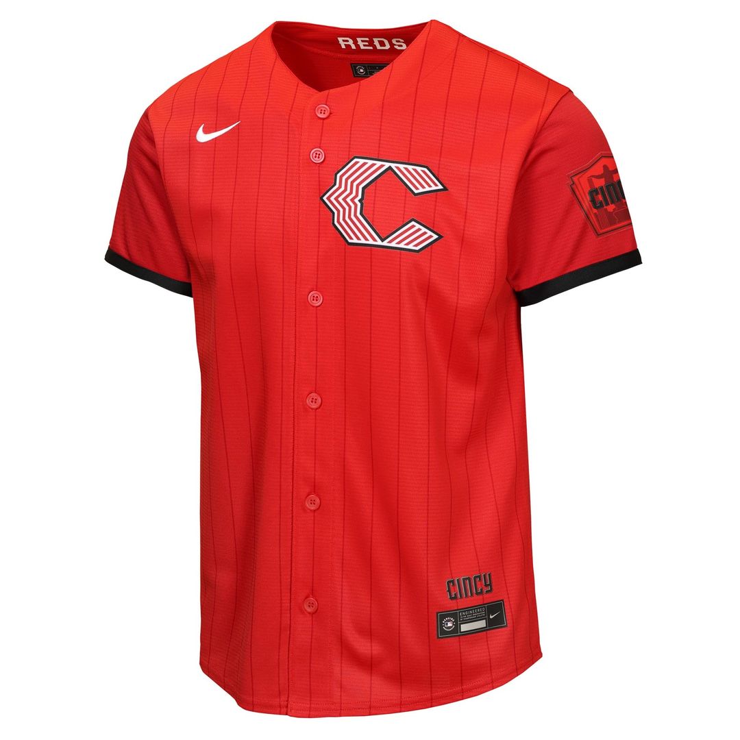 Cincinnati Reds Youth 2026 City Connect Stadium Jersey - Red