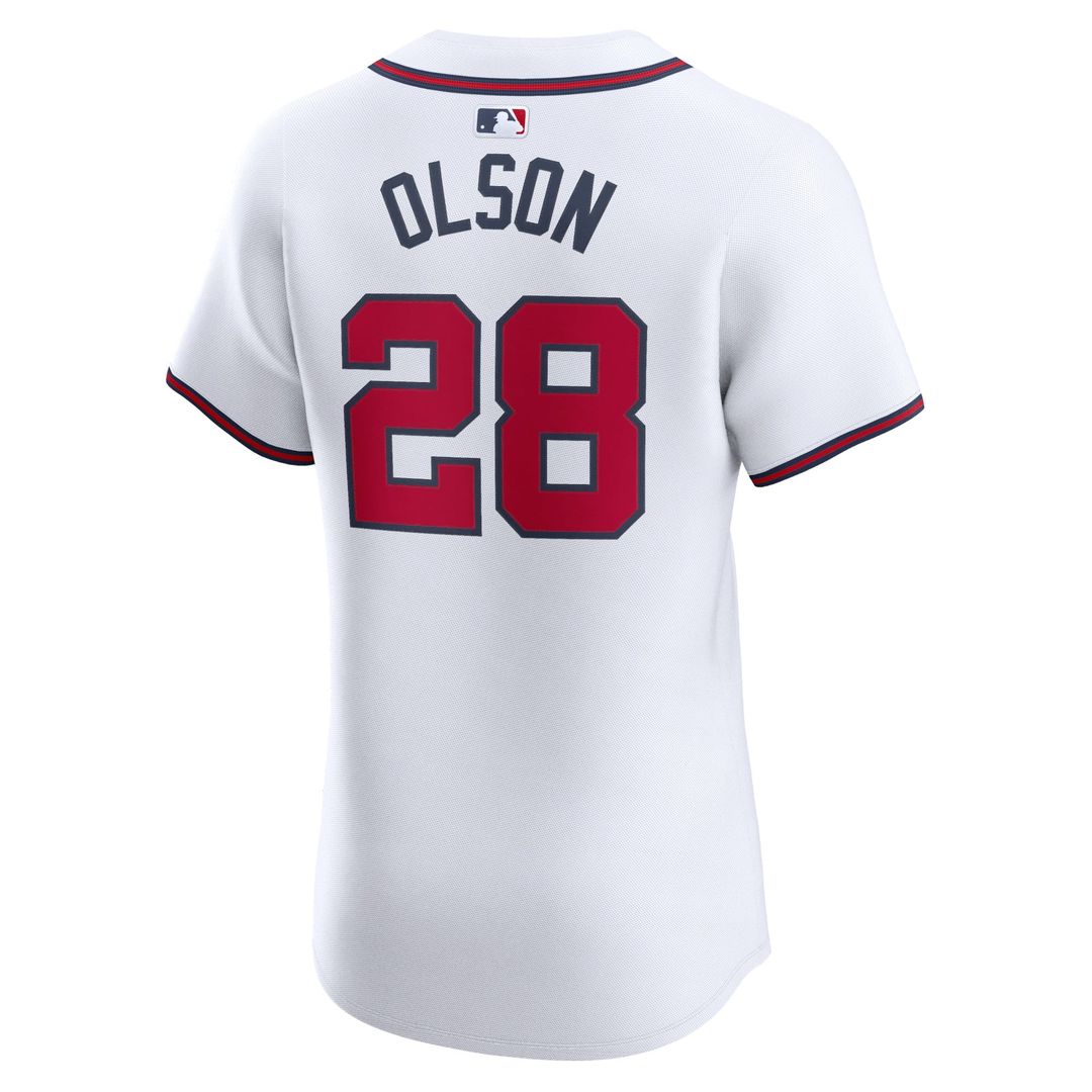 Matt Olson Atlanta Braves Home Elite Player Jersey - White