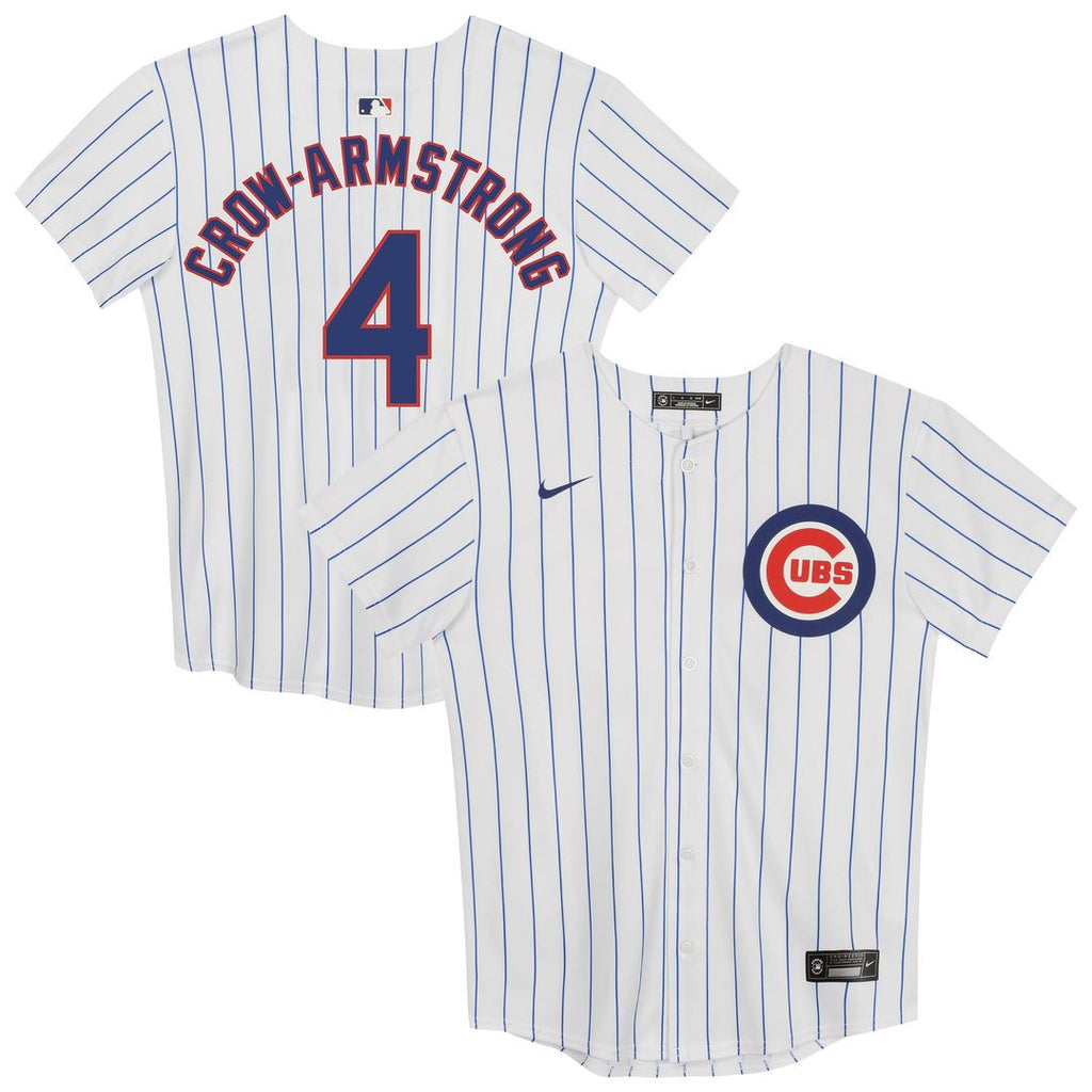 Pete Crow - Armstrong Chicago Cubs Preschool Home Game Jersey - White