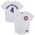 Pete Crow - Armstrong Chicago Cubs Preschool Home Game Jersey - White