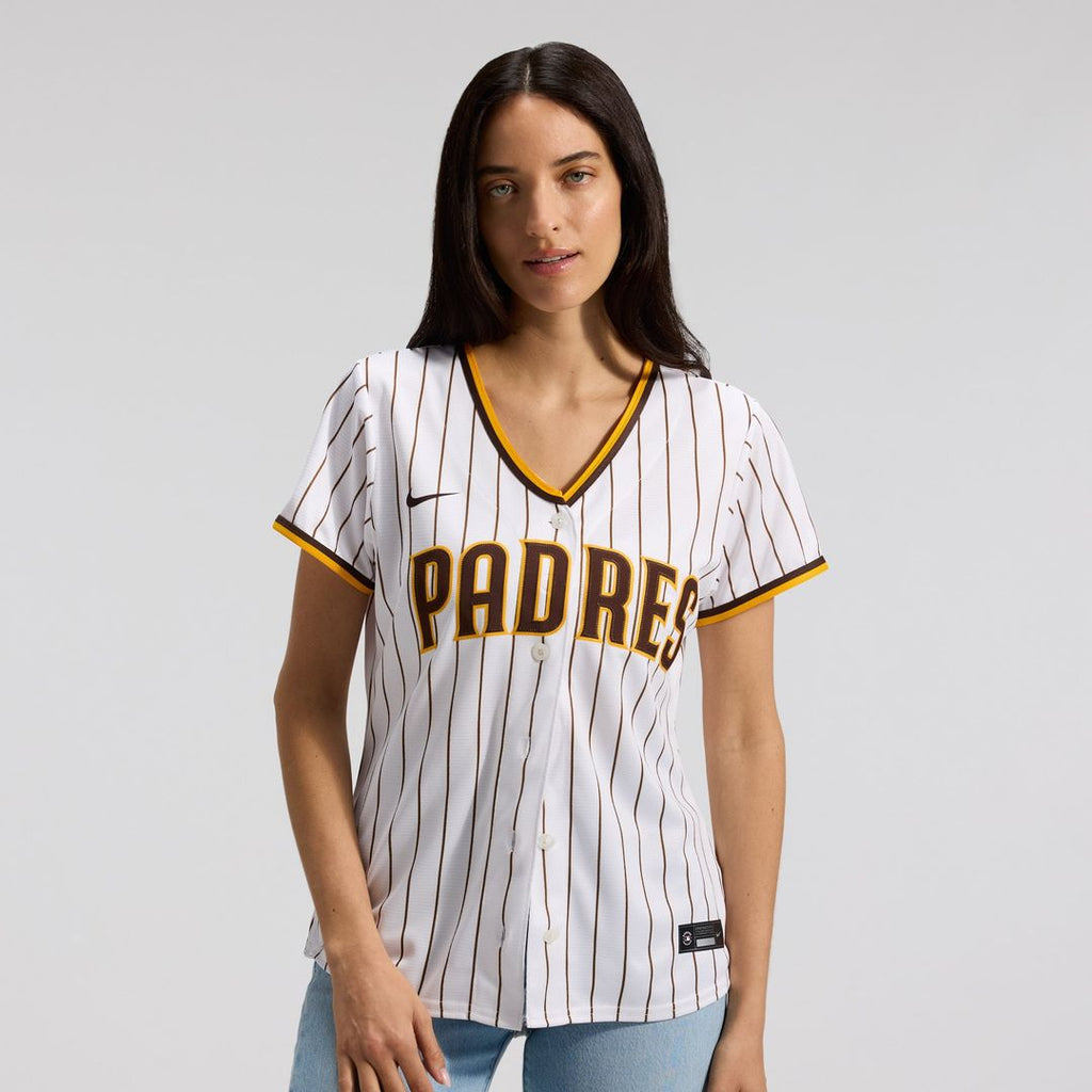 San Diego Padres Women's Home Replica Team Jersey - White