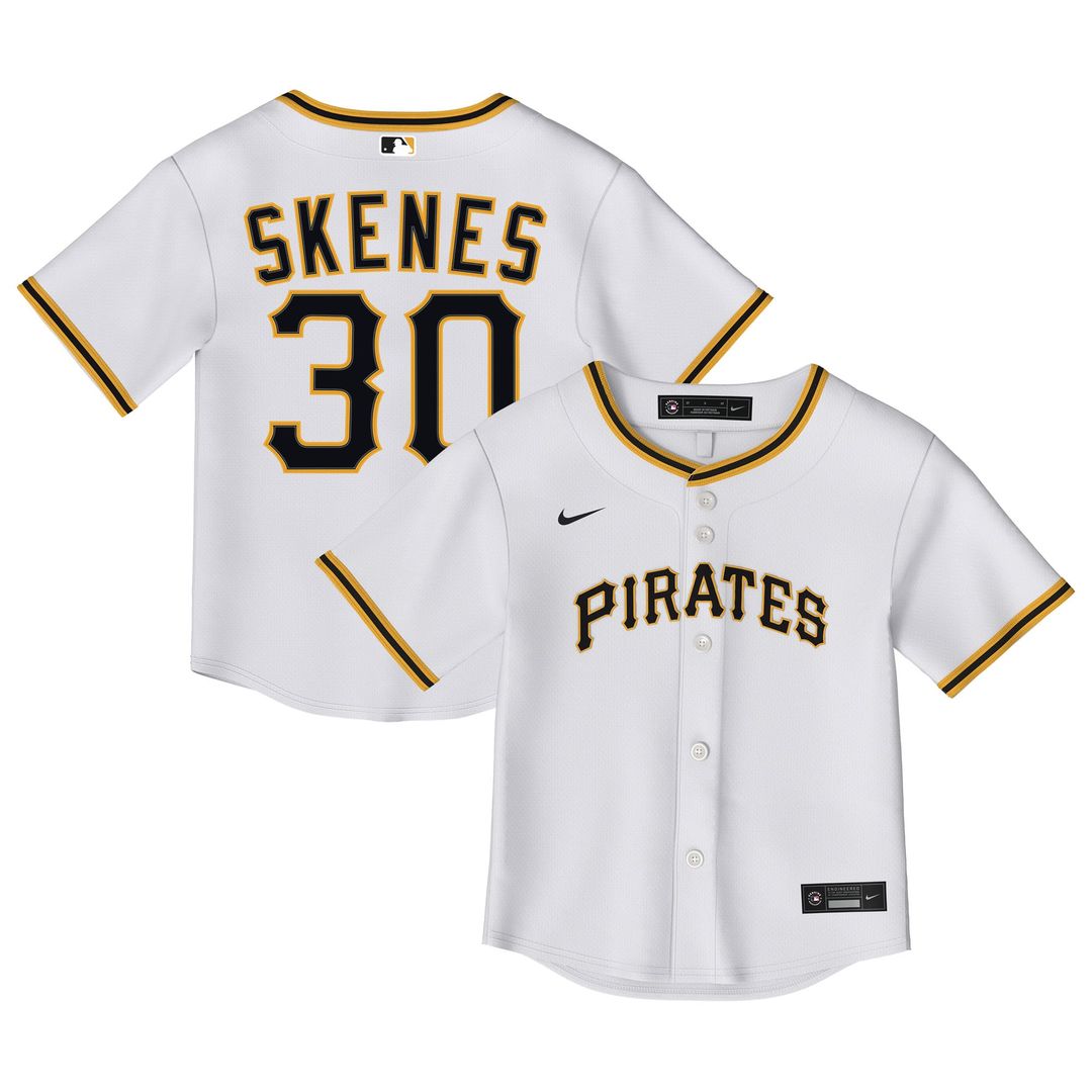 Paul Skenes Pittsburgh Pirates Toddler Home Replica 2.0 Player Jersey - White
