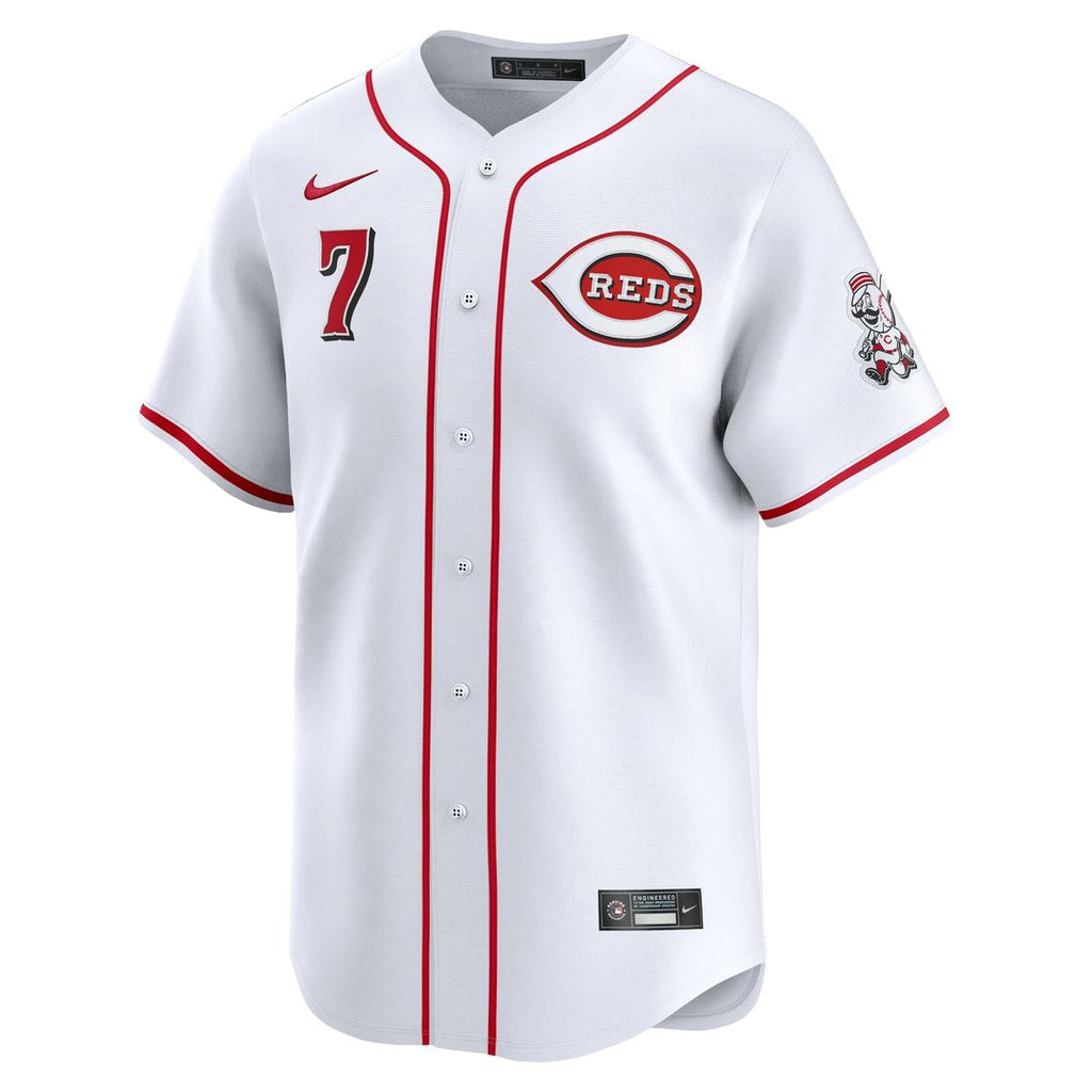 Spencer Steer Cincinnati Reds Home Limited Player Jersey - White