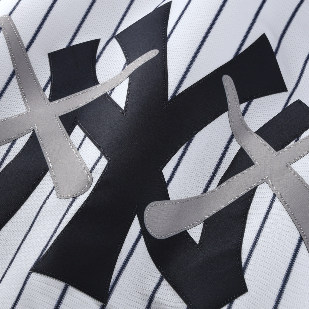 New York Yankees x KAWS Women's Cropped Replica Jersey - White