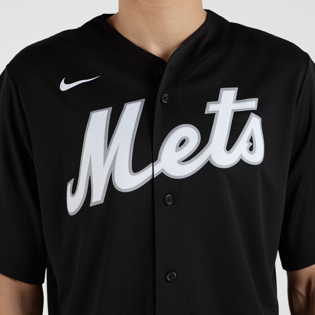 Francisco Lindor New York Mets Replica Player Jersey - Black