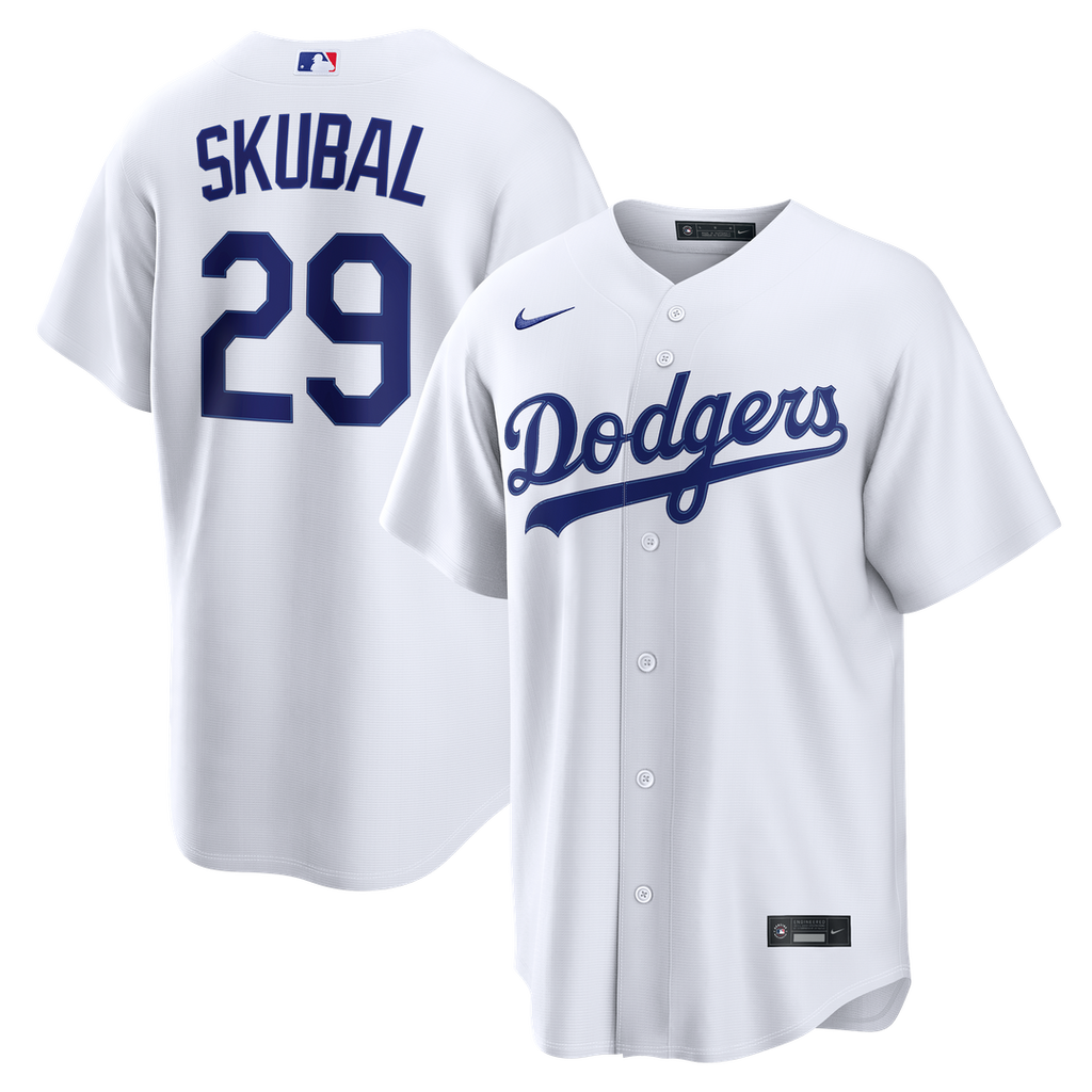 Tarik Skubal Los Angeles Dodgers Home Replica Jersey - White