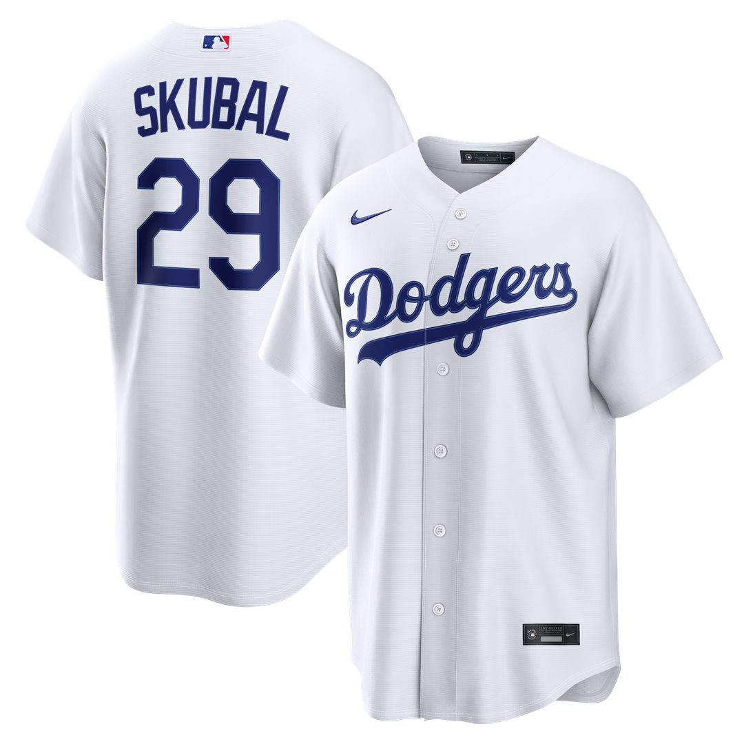 Tarik Skubal Los Angeles Dodgers Home Replica Jersey - White