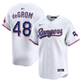 Jacob deGrom Texas Rangers Home Limited Jersey - White