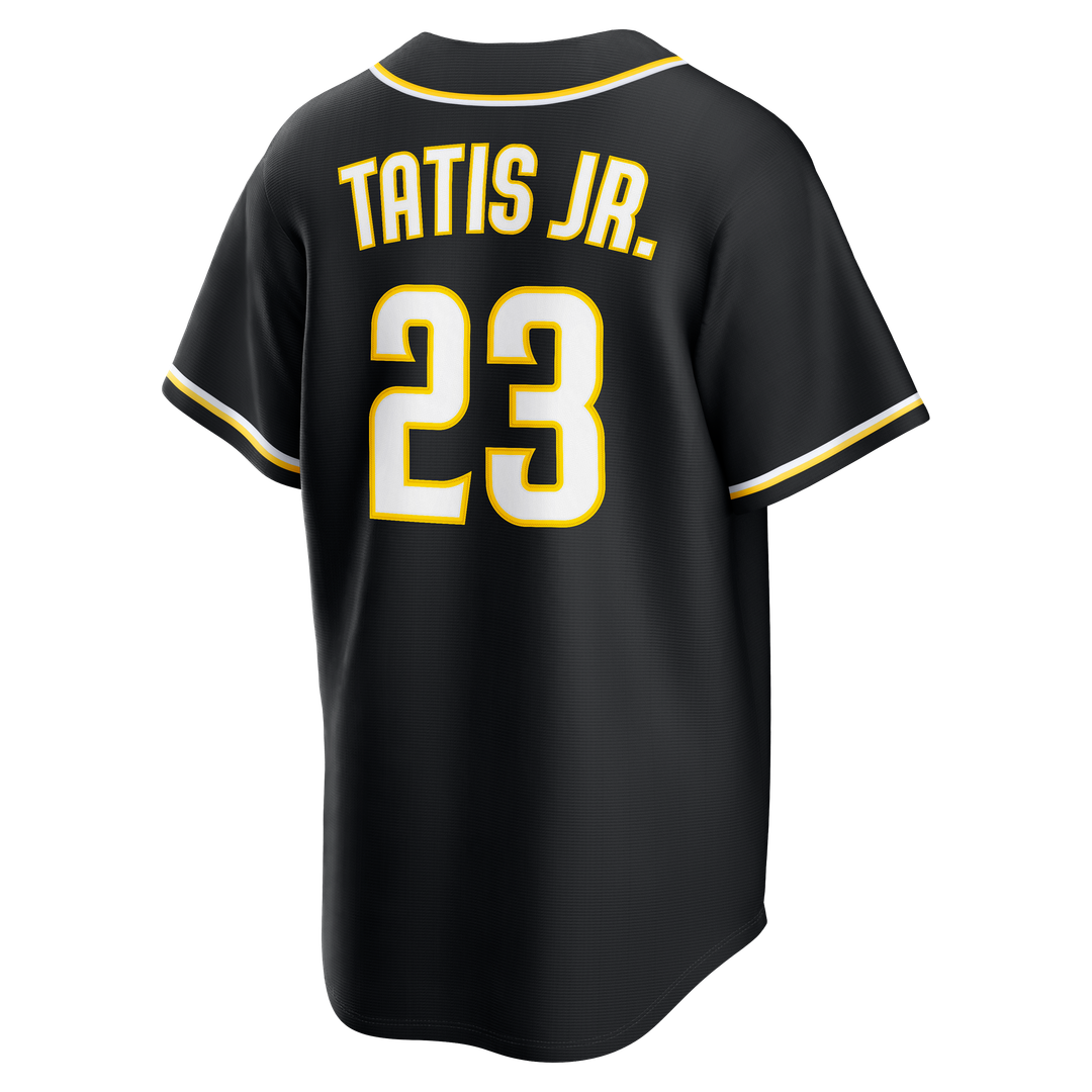 Fernando Tatis Jr. San Diego Padres Fashion Replica Black Out Jersey