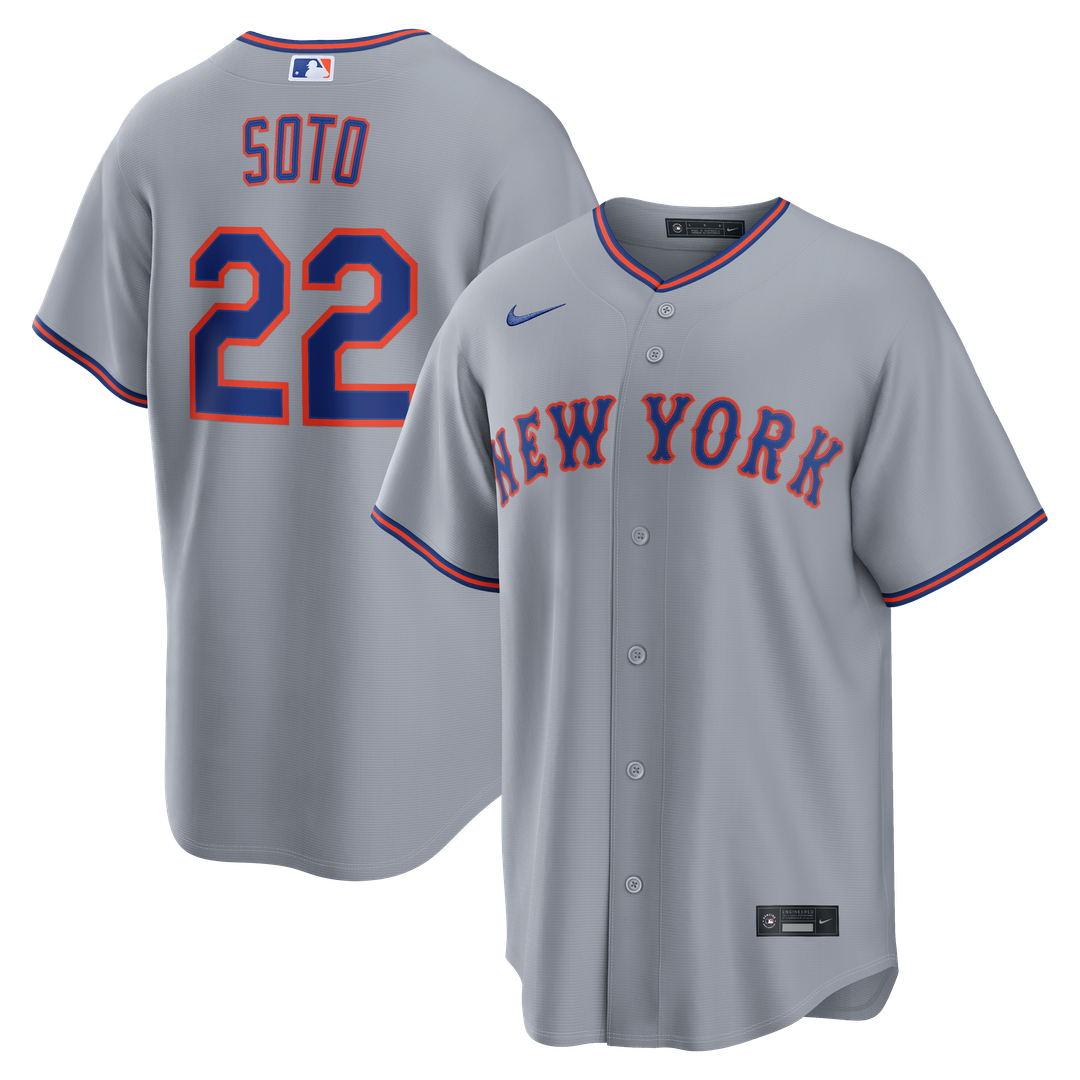 Juan Soto New York Mets Road Replica Jersey - Gray