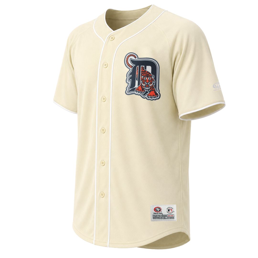 Detroit Tigers Stitches Fashion Jersey - Cream