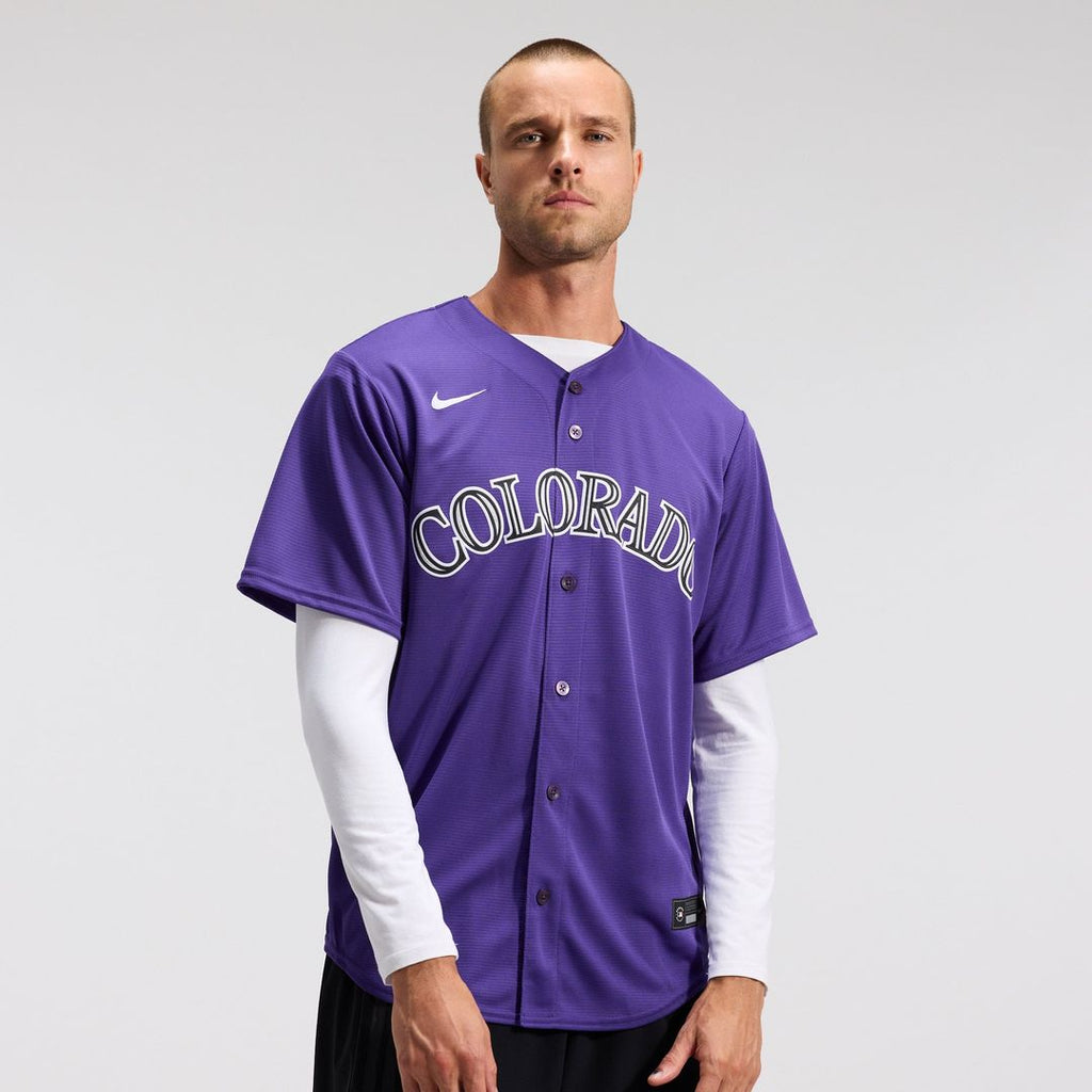 Colorado Rockies Alternate Replica Team Jersey - Purple