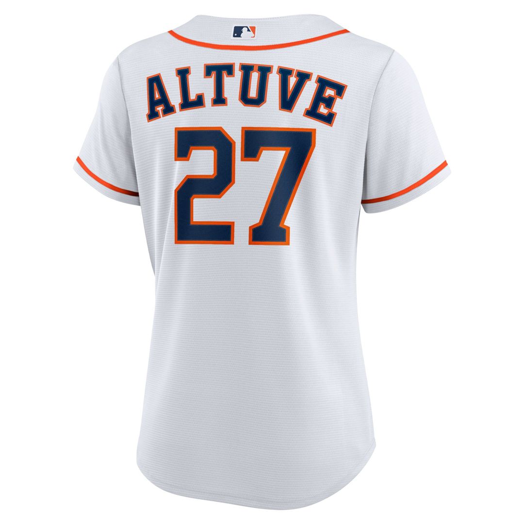 Jose Altuve Houston Astros Women's Home Replica Player Jersey - White