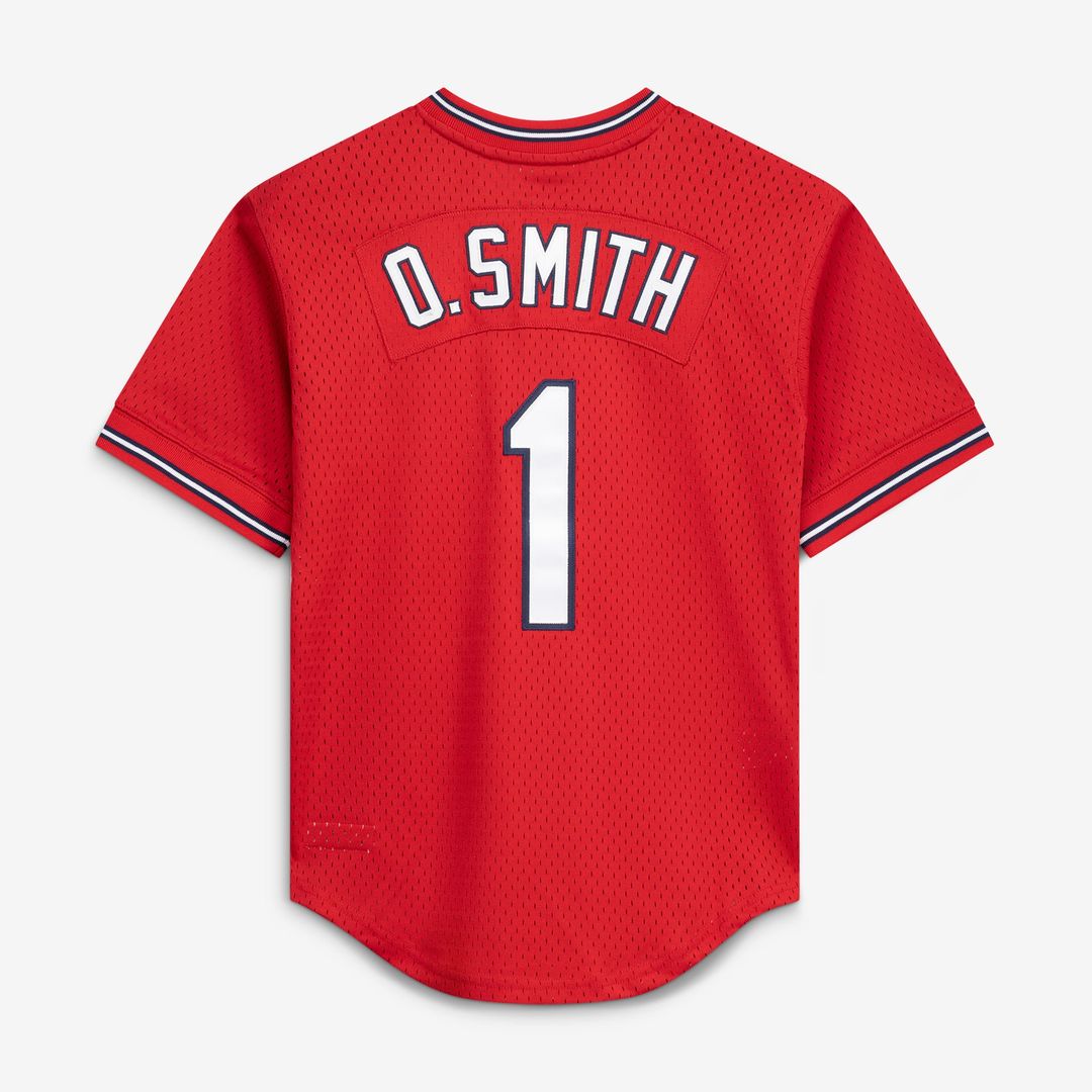 Ozzie Smith St. Louis Cardinals Authentic Batting Practice Jersey - Scarlet