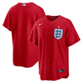England National Team x MLB Stadium Replica Jersey - Red