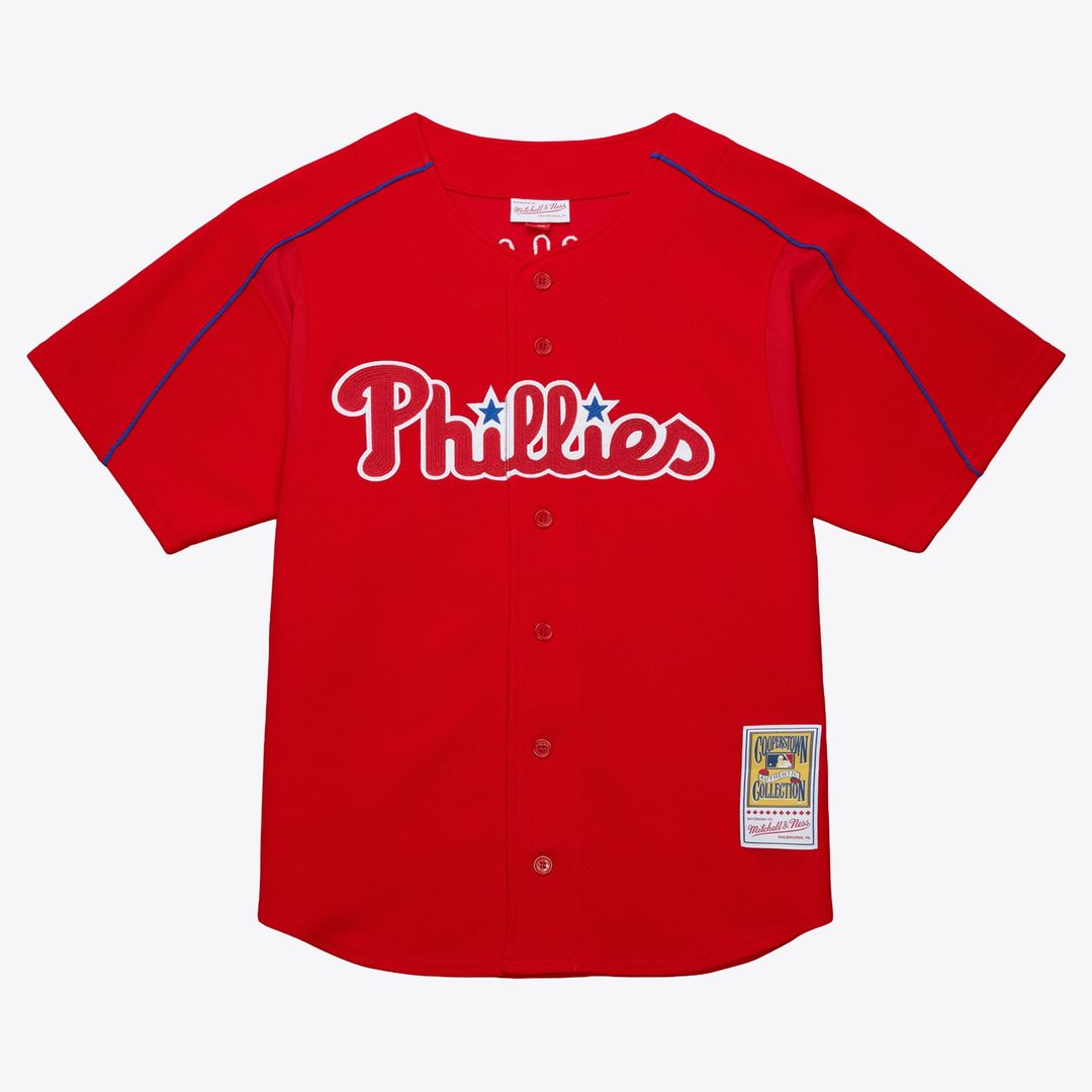 Ryan Howard Philadelphia Phillies Big & Tall Cooperstown Mesh Batting Practice Jersey - Red