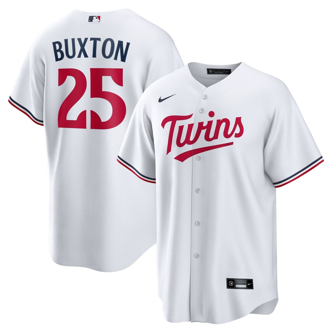 Byron Buxton Minnesota Twins Home Replica Jersey - White