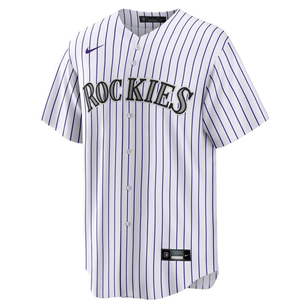 Hunter Goodman Colorado Rockies Home Replica Jersey - White