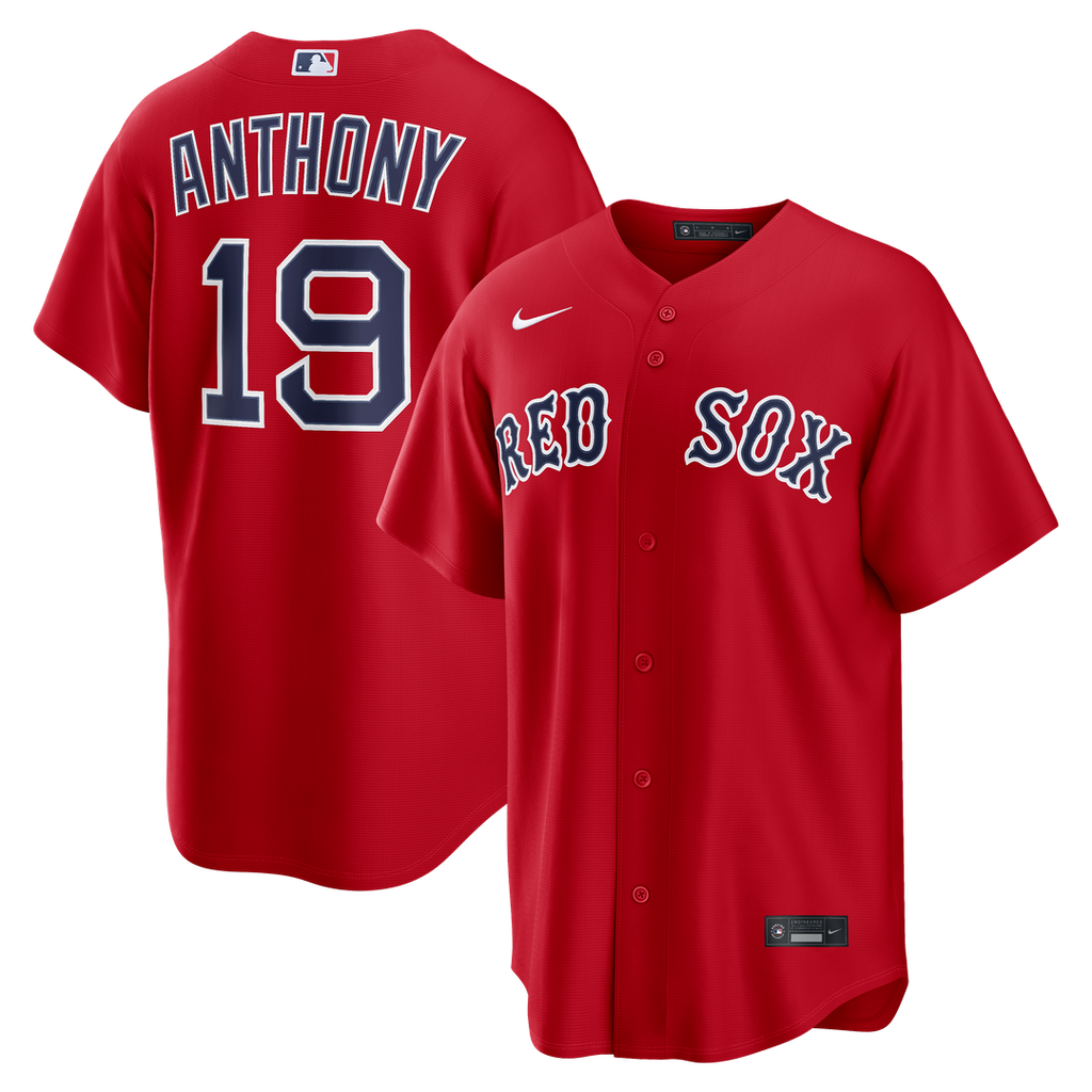 Roman Anthony Boston Red Sox Alternate Replica Jersey - Red