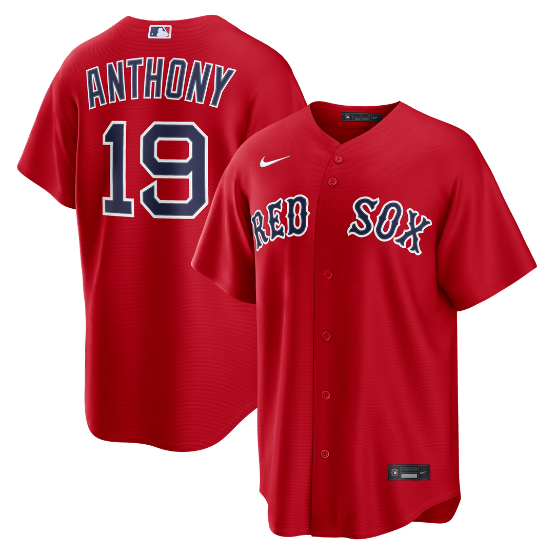 Roman Anthony Boston Red Sox Alternate Replica Jersey - Red