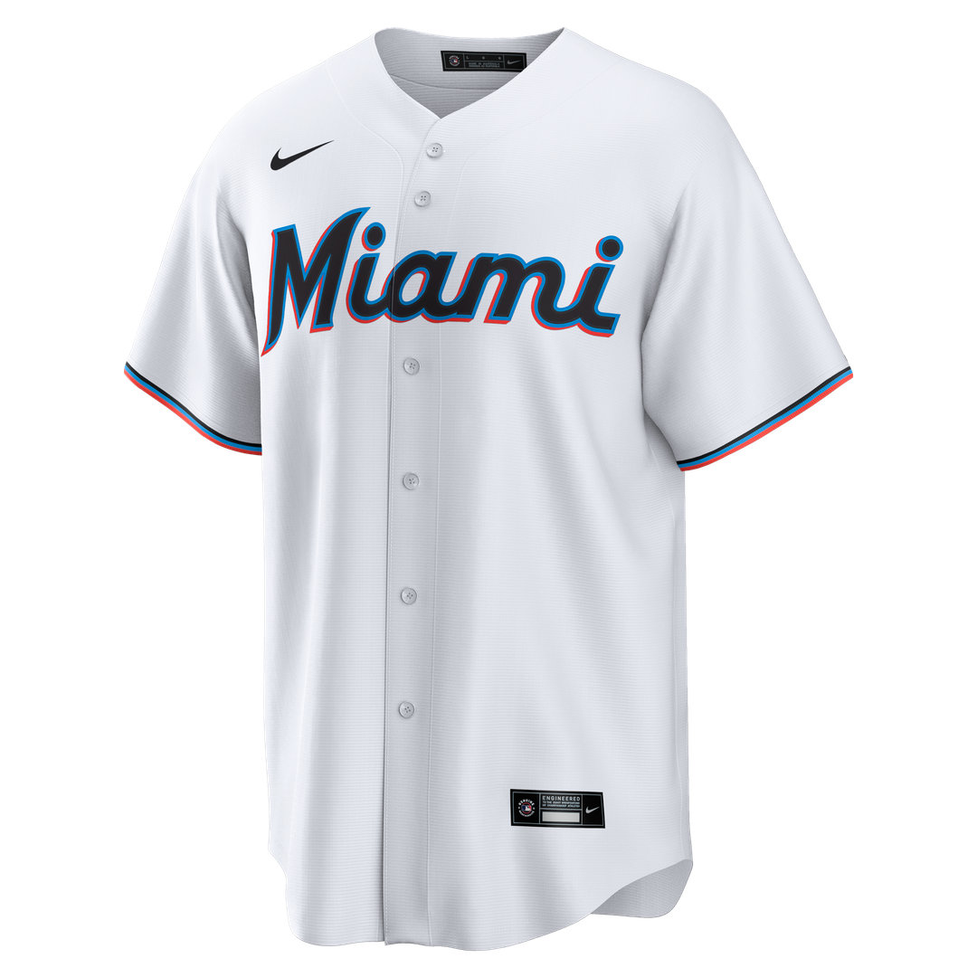 Griffin Conine Miami Marlins Home Replica Jersey - White