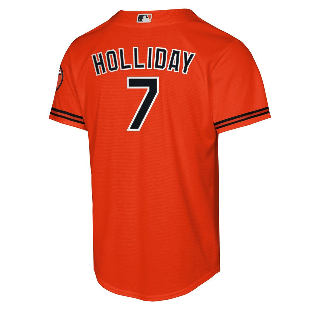 Jackson Holliday Baltimore Orioles Youth Alternate Stadium Jersey - Orange