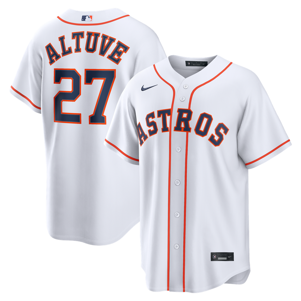 Jose Altuve Houston Astros Home Replica Jersey - White