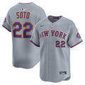 Juan Soto New York Mets Road Limited Player Jersey - Gray