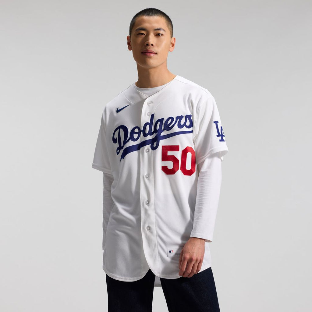 Mookie Betts Los Angeles Dodgers Home Authentic Jersey - White
