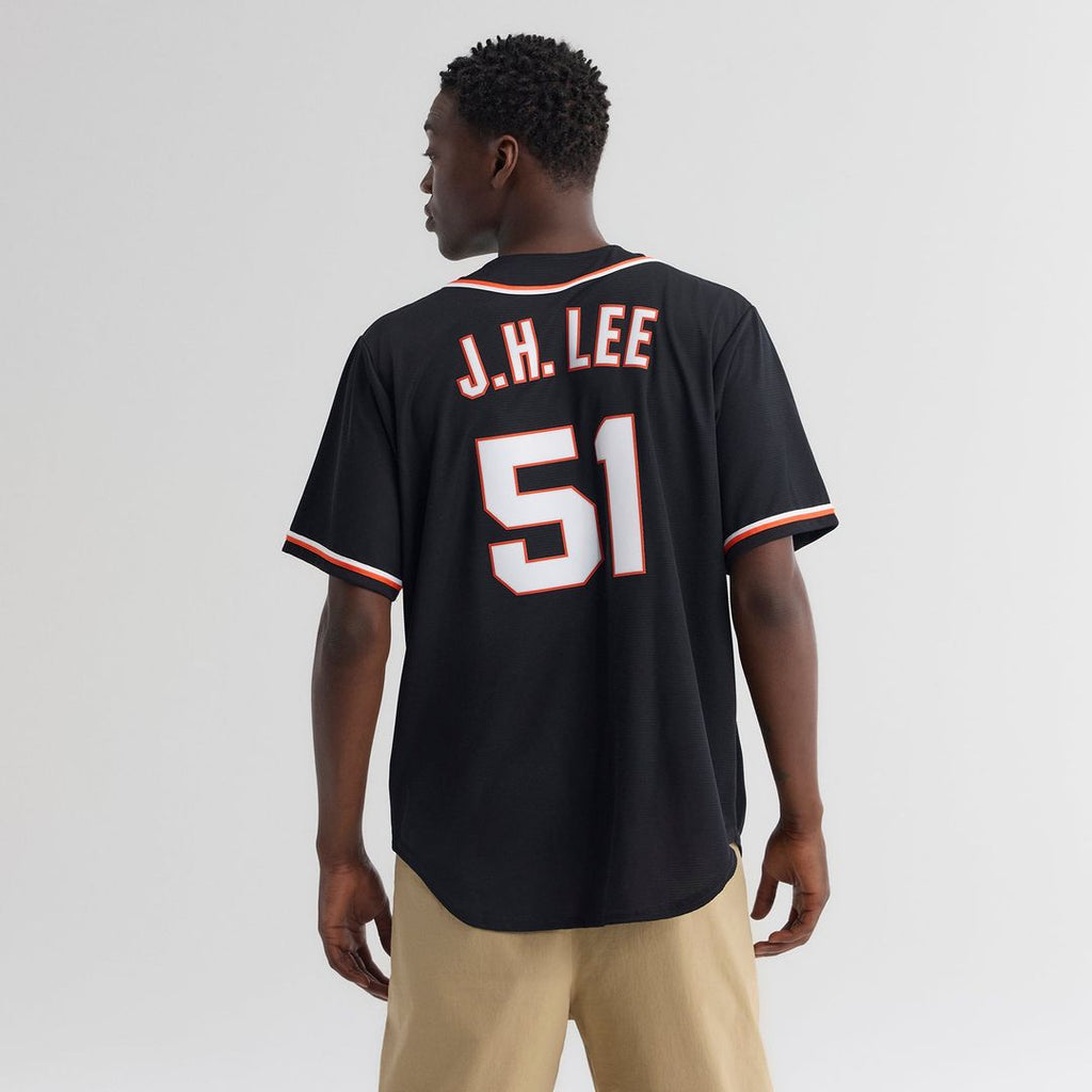 Jung Hoo Lee San Francisco Giants Fashion Replica Black Out Jersey