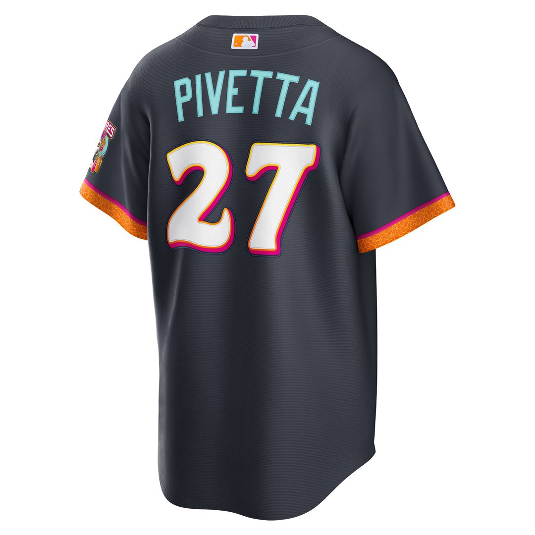 Nick Pivetta San Diego Padres 2026 City Connect Stadium Jersey - Obsidian