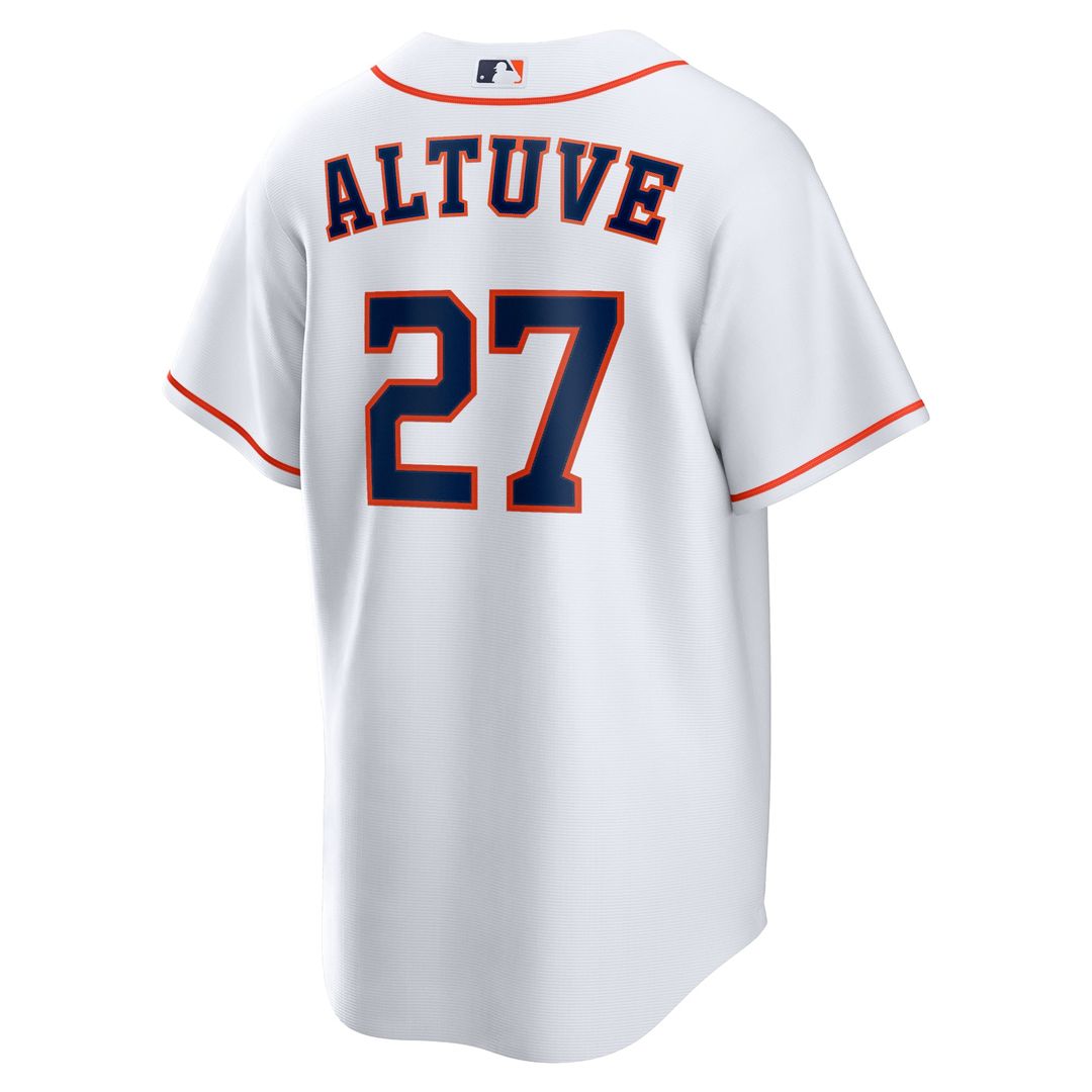 Jose Altuve Houston Astros Home Replica Player Name Jersey - White