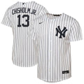 Jazz Chisholm Jr. New York Yankees Youth Home Replica Jersey - White