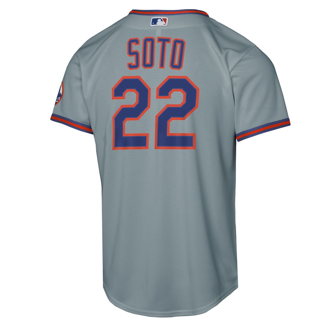 Juan Soto New York Mets Youth Road Stadium Jersey - Gray