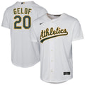 Zack Gelof Athletics Youth Home Replica Player Jersey - White