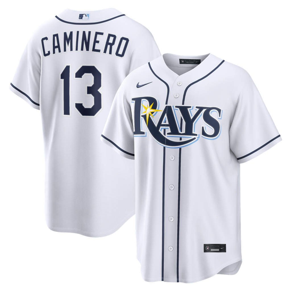 Junior Caminero Tampa Bay Rays Home Replica Jersey - White