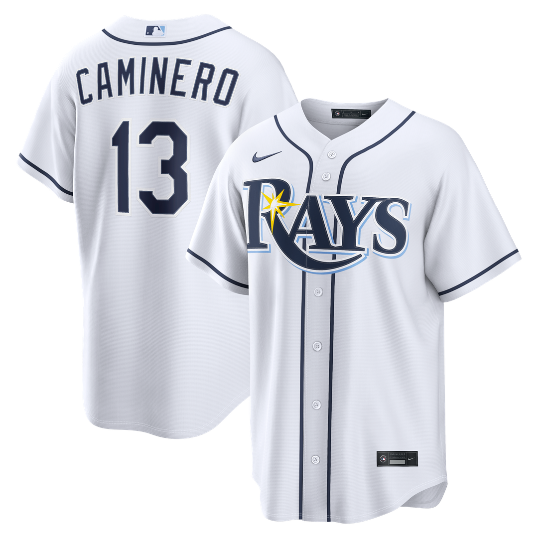 Junior Caminero Tampa Bay Rays Home Replica Jersey - White