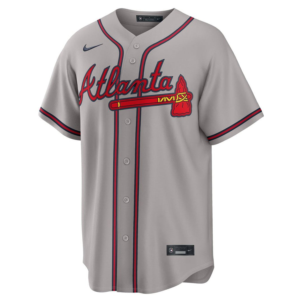 Atlanta Braves Road Replica Jersey - Gray