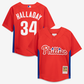 Roy Halladay Philadelphia Phillies Preschool Cooperstown Collection Mesh Batting Practice Jersey - Red