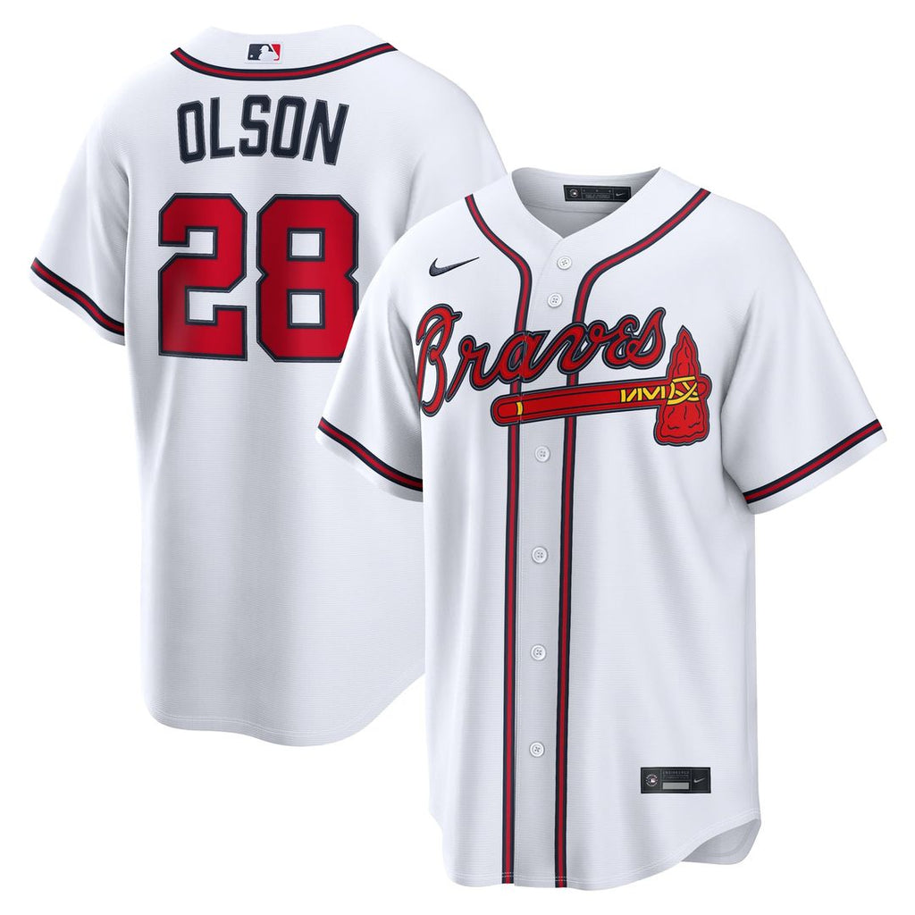 Matt Olson Atlanta Braves Home Replica Jersey - White