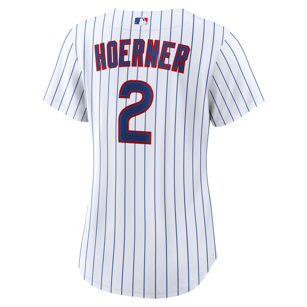 Nico Hoerner Chicago Cubs Women's Home Replica Jersey - White