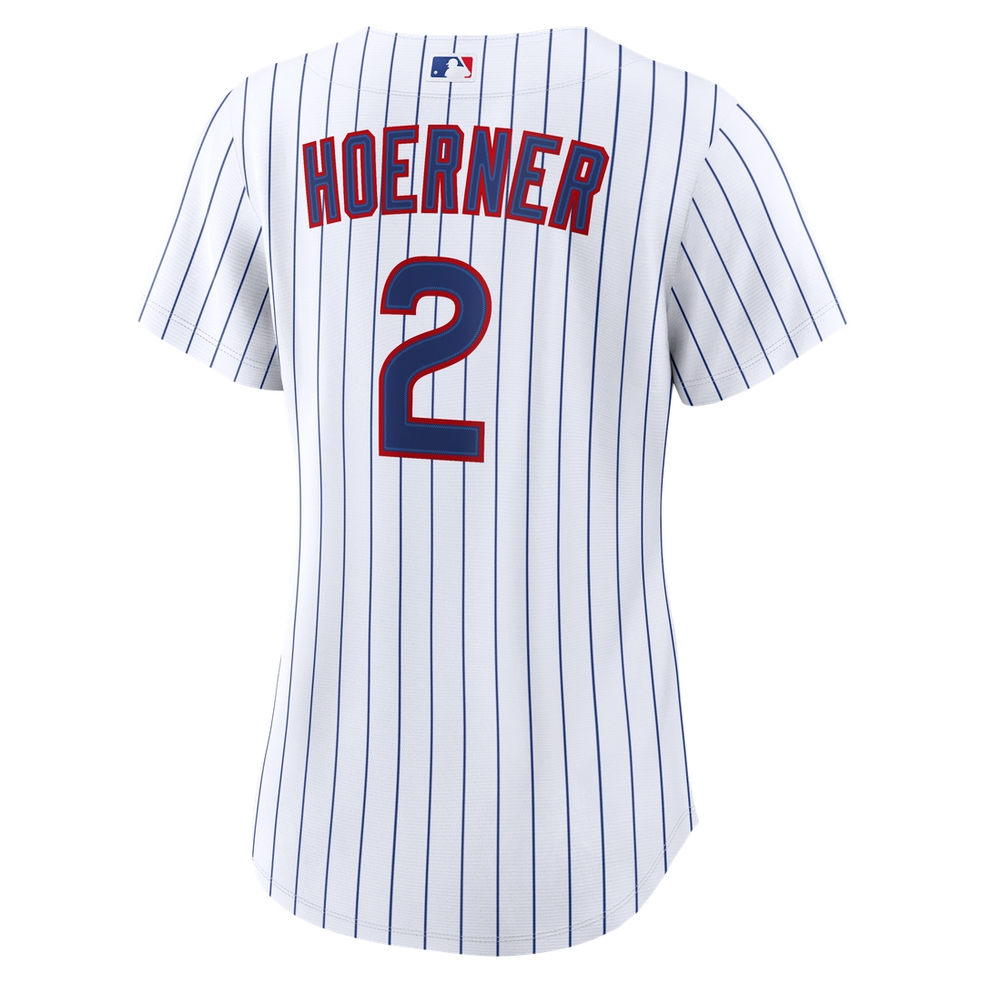 Nico Hoerner Chicago Cubs Women's Home Replica Jersey - White