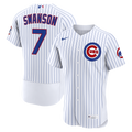 Dansby Swanson Chicago Cubs Home Authentic Jersey - White